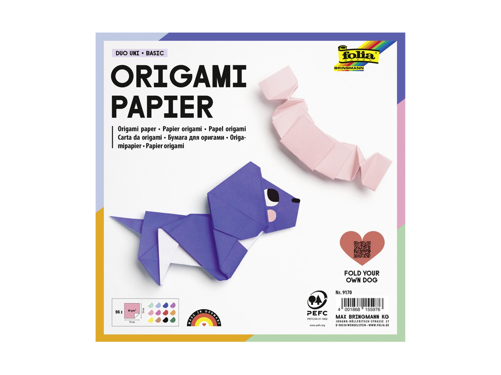vouwpapier Folia ft 19 x 19 cm (96)