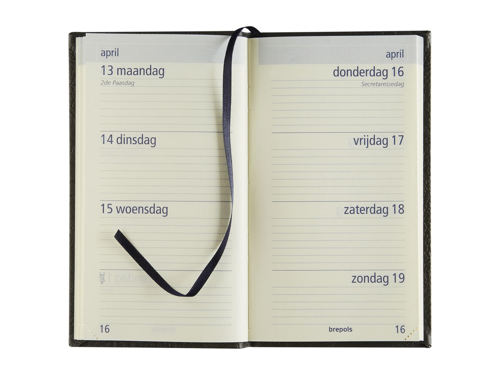 Agenda Brepols Optivision pocket Nederlandstalig classica assorti 2027