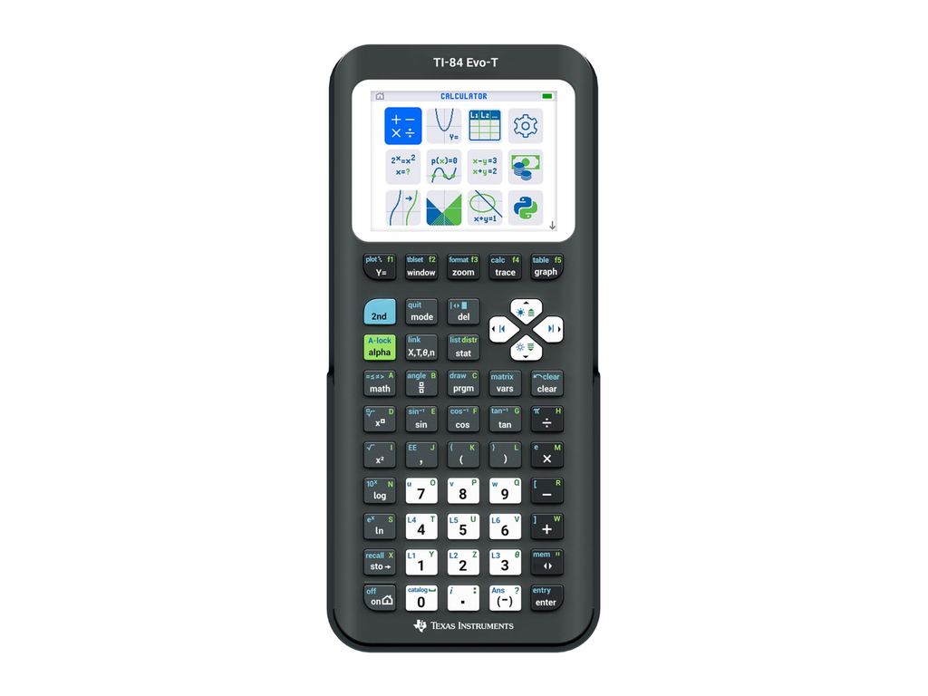 Grafische rekenmachine Texas TI-84 Evo-T zwart 