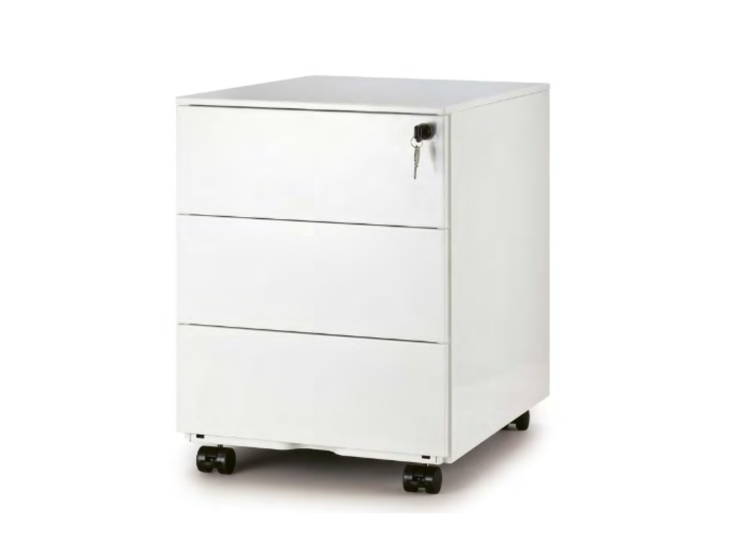 Ladenblok op wieltjes Camara metaal 390x520x538mm BxDxH 3 laden antraciet
