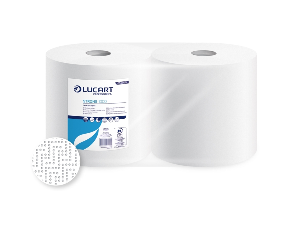 Poetsrol Lucart Strong 25cmx300m 2-laags 852025 (2)