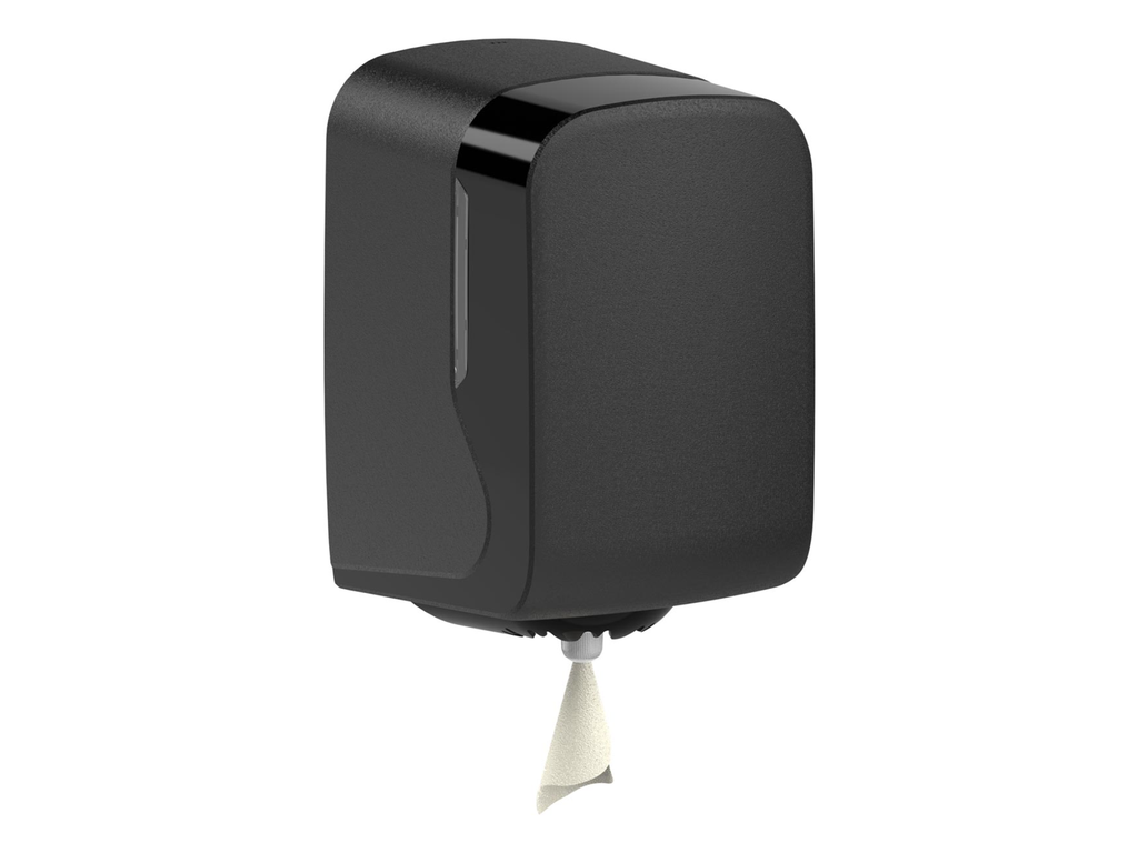 Poetspapierdispenser Spotless Midi zwart