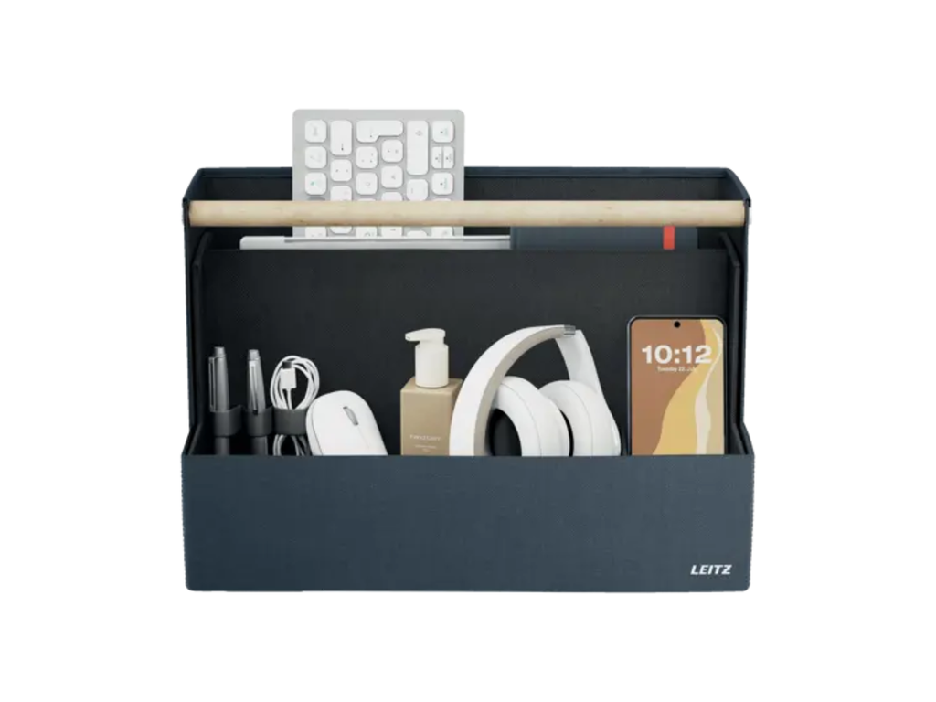 Organiser Leitz hot desking stoffen + handvat grijs