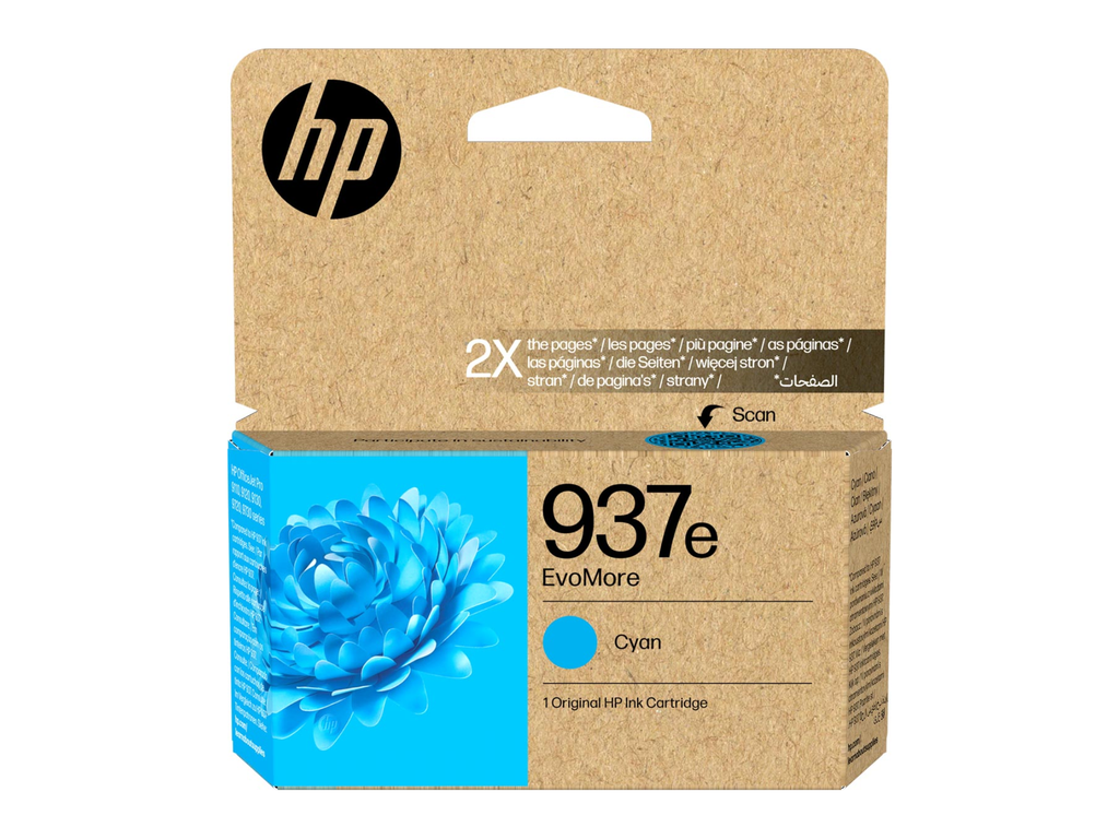 Inktcartridge HP 937e 1.650 pagina's cyaan