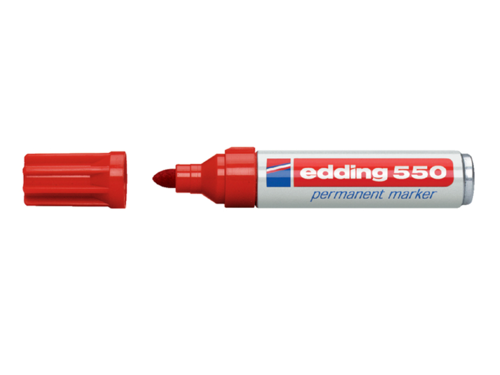 Permanent marker Edding 550 ronde punt 3-4 mm