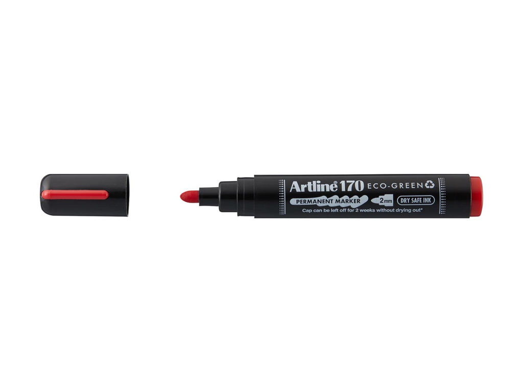 Permanent marker Artline Drysafe 170 Eco-Green 2 mm ronde punt 