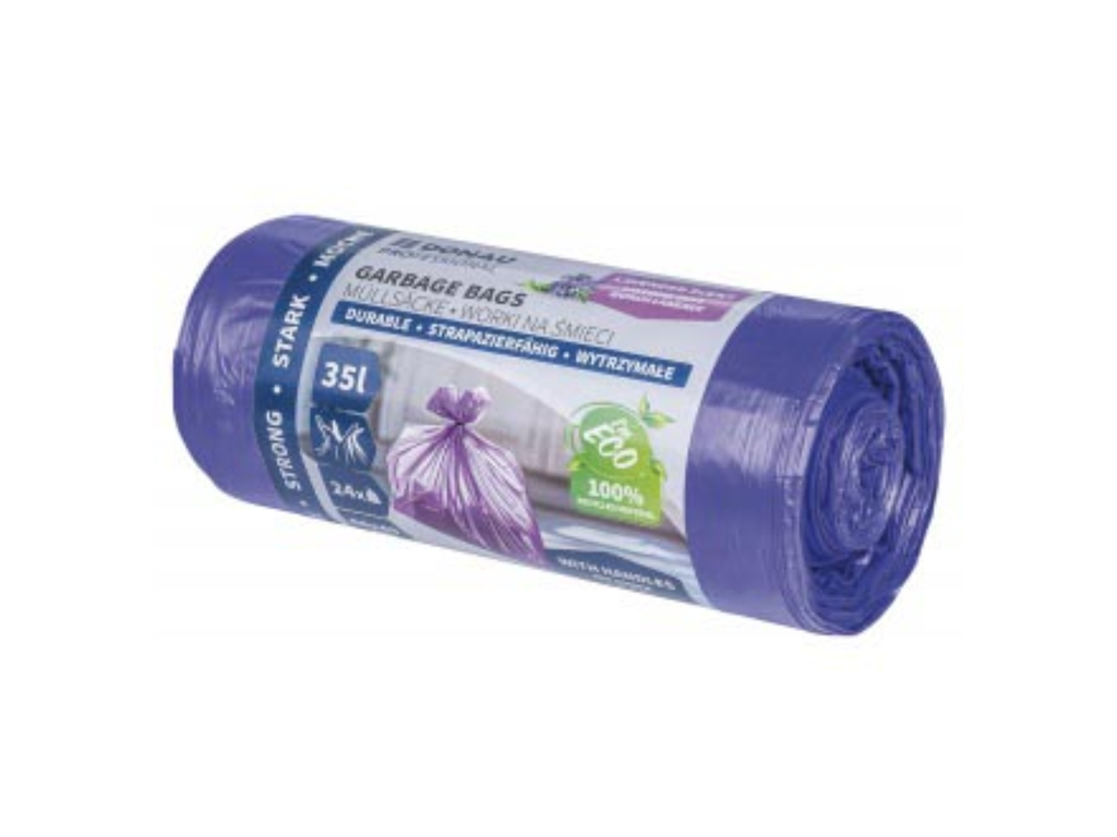 Professional vuilniszak Donau 18µ 49x66cm 35l lavendel (24)