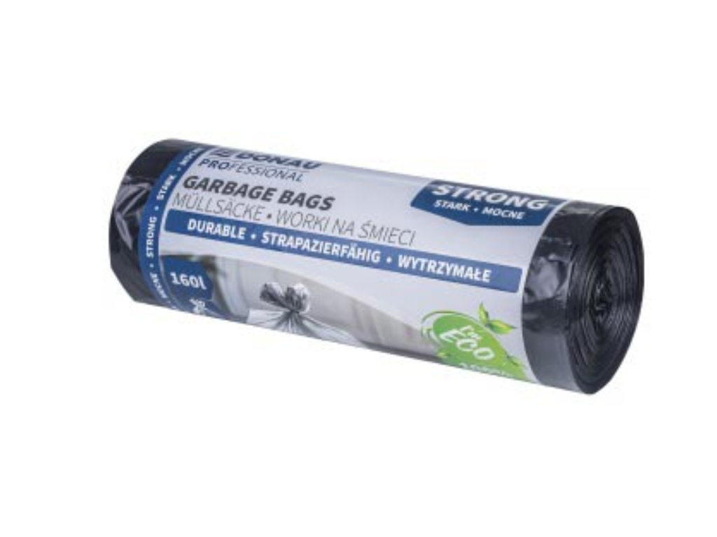 Professional vuilniszak Donau 35µ 90x110cm 160l zwart (10)