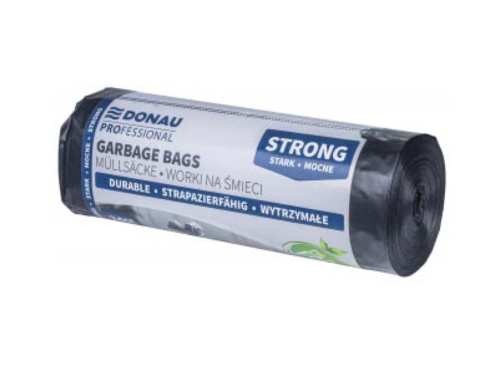Professional vuilniszak Donau 40µ 105x140cm 240l zwart (10)