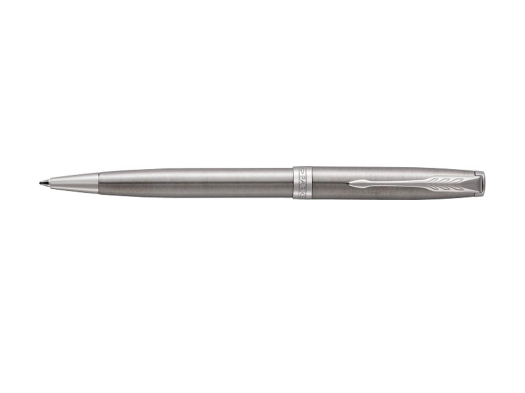 Balpen Parker sonnet stainless steel CT medium in giftbox 