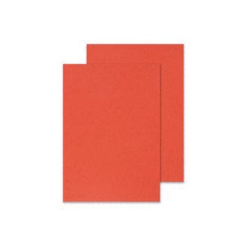 [TIM-KF00499] Dekblad Q-Connect 250 gr Leder (100) (rood)