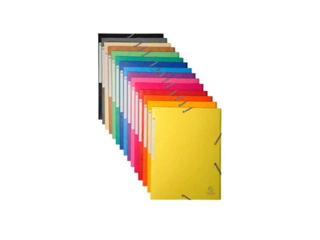 Elastomap Exacomta maxi capacity glanskarton A4 425gr assorti