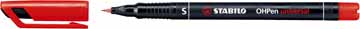 [TIM-841-40] Permanent marker Stabilo Universal OHP ronde punt 0,4mm (rood)