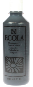 [TIM-0972700] Plakkaatverf Talens ecola 500ml (zwart)