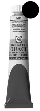 [TIM-7-737P] Plakkaatverf Talens extra fijn 20ml (zwart)