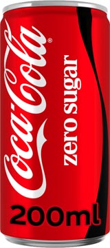 Frisdrank Coca Cola zero 20cl blik (24)