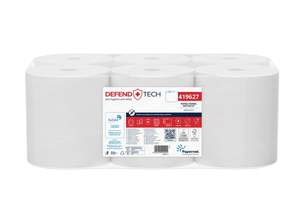 Handdoekrol Papernet 2-laags 140 meter (6) 
