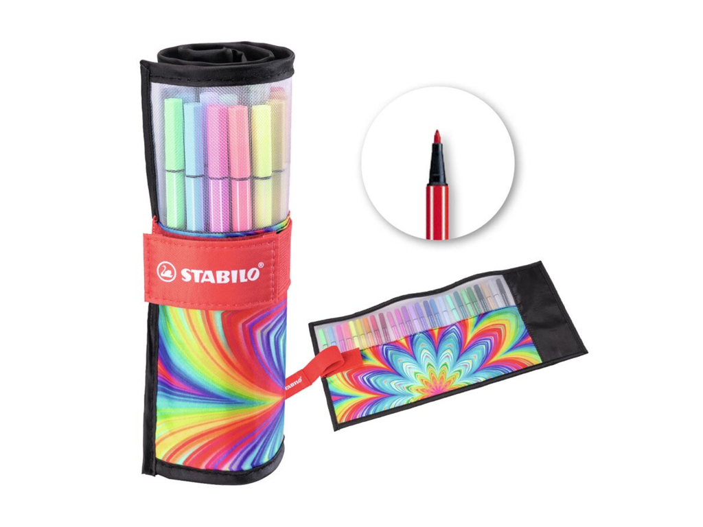 Viltstift Stabilo pen 68 arty rollerset assorti (25)