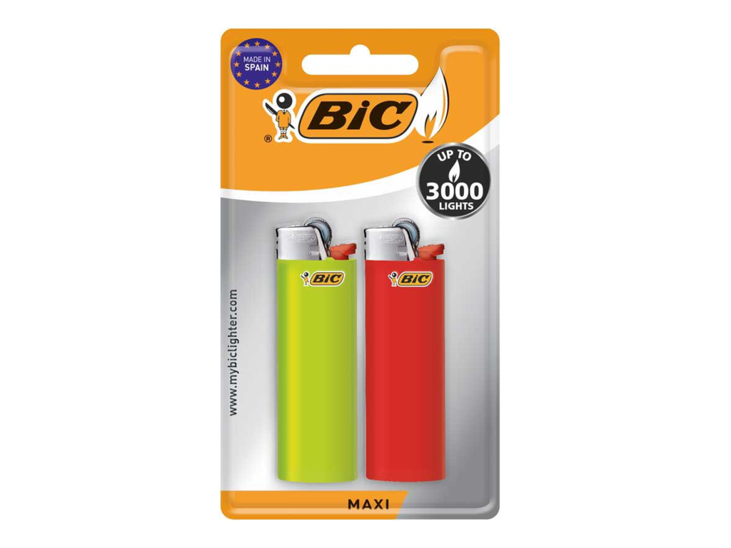 Vuursteen aansteker Bic maxi geassorteerde kleuren (2)