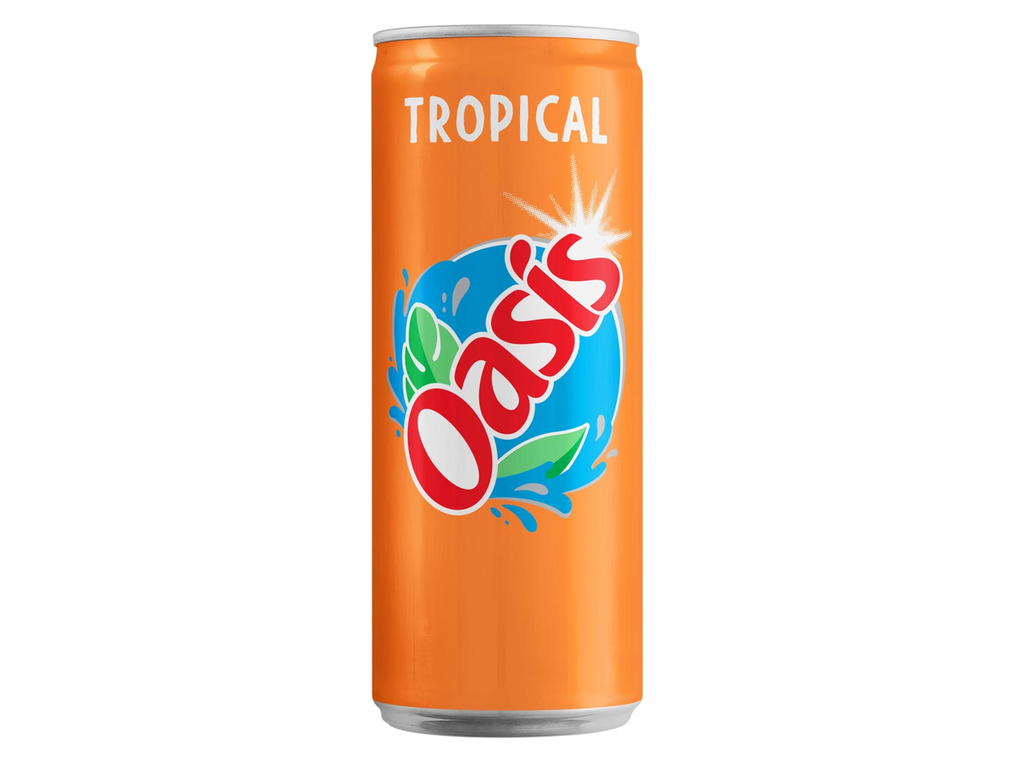 Frisdrank vruchtenlimonade Oasis Tropical 33cl (24)
