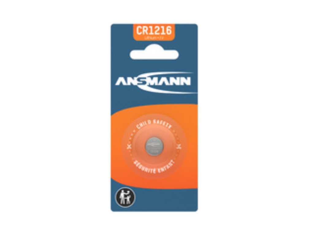 Knoopcelbatterij Ansmann lithium CR1216 3V 