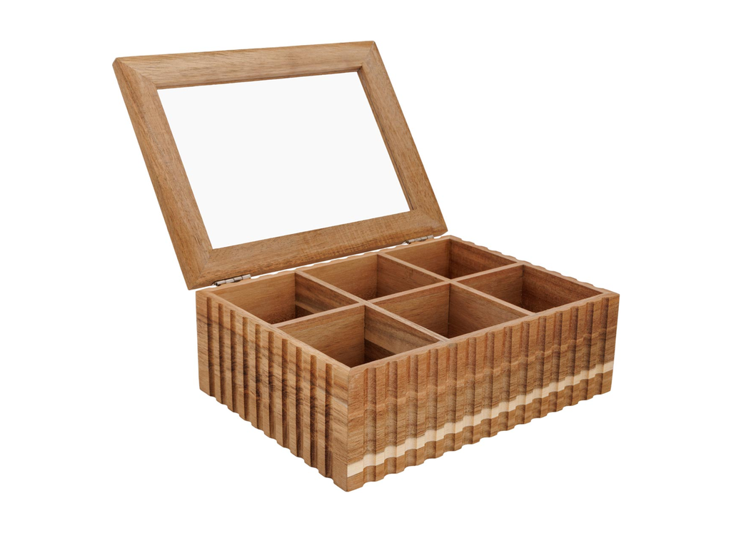 theedoos Cosy & Trendy uit acacia