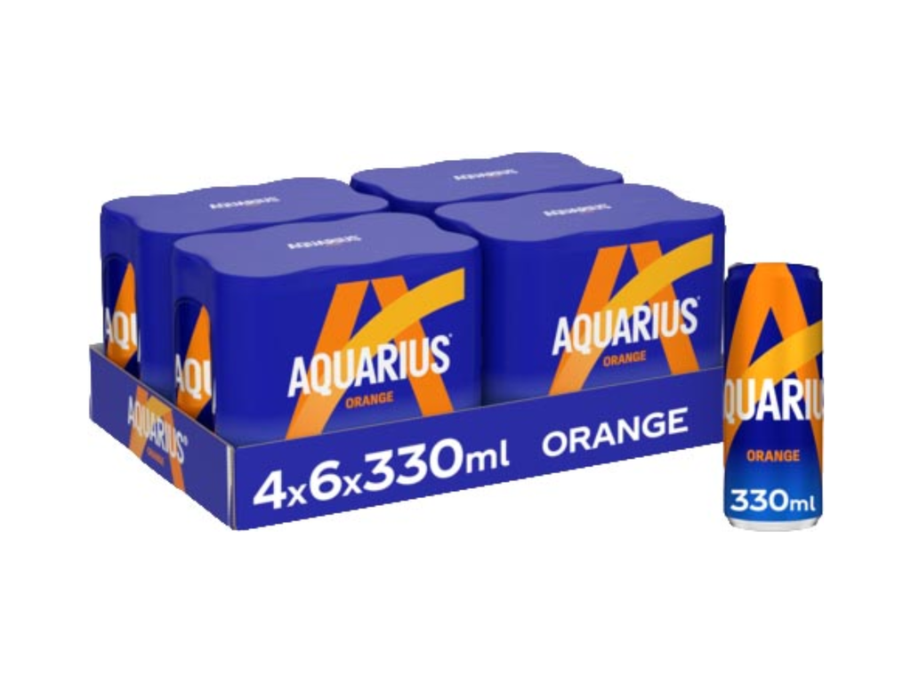 Frisdrank Aquarius orange 33cl (24)
