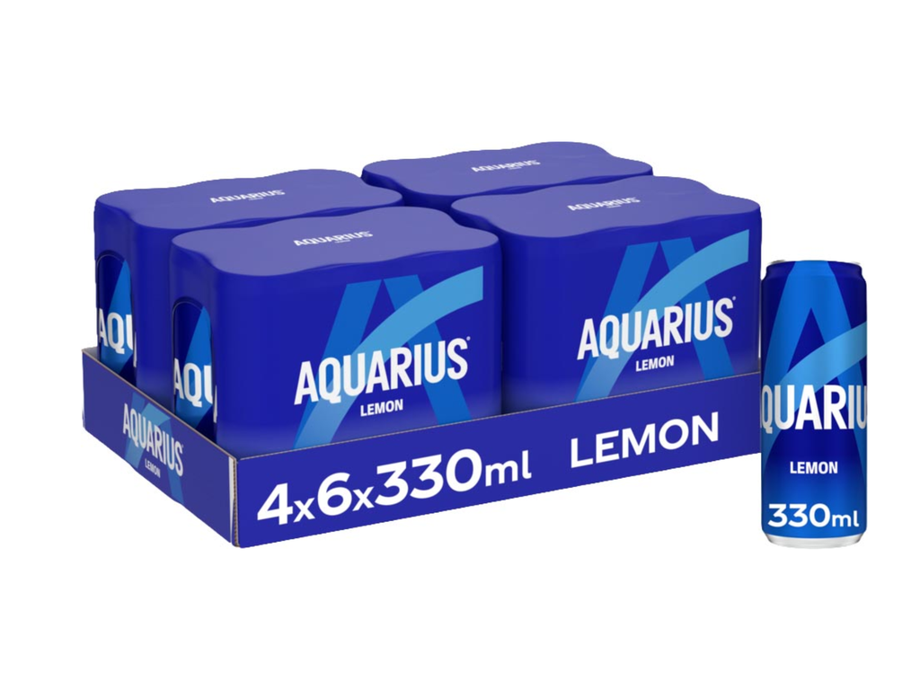 Frisdrank Aquarius Lemon 33cl (24)