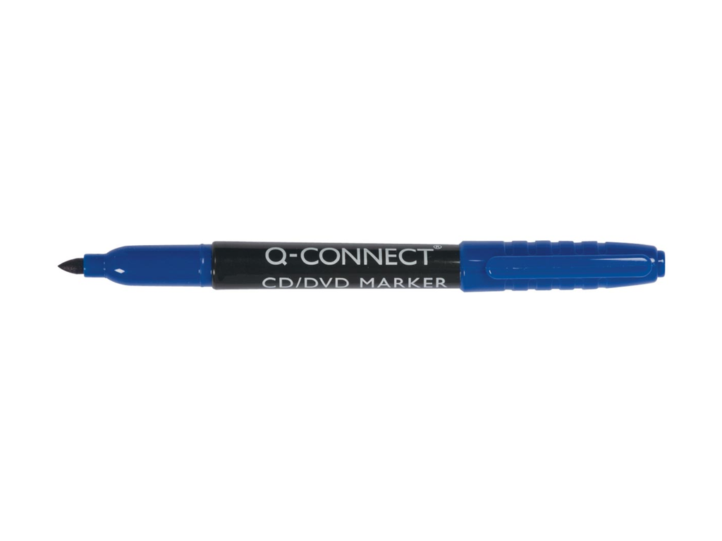 CD-DVD marker Q-connect fijn blauw