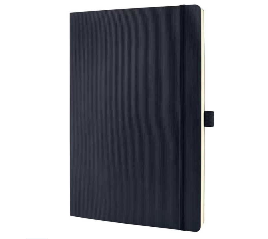 Notitieboek Sigel Conceptum softcover A4 geruit 194blz zwart 