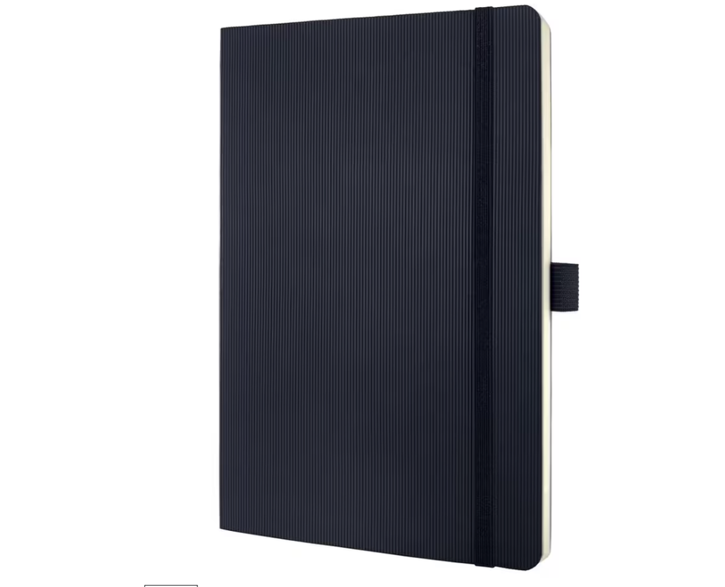 Notitieboek Sigel Conceptum softcover A5 geruit 194blz zwart