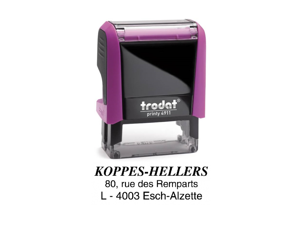 Trodat printy 4911 + tekst