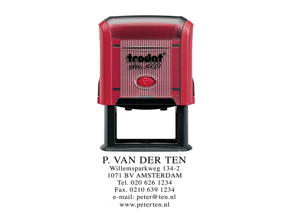 Trodat Printy 4929 + tekst