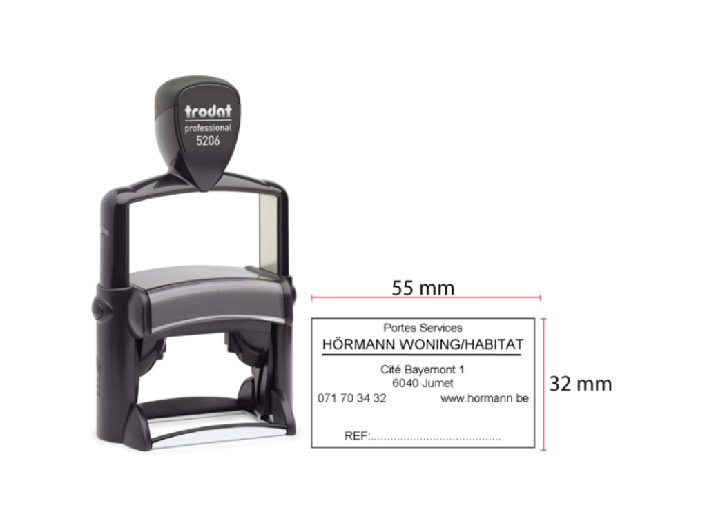 Trodat Professional 5206 + tekst