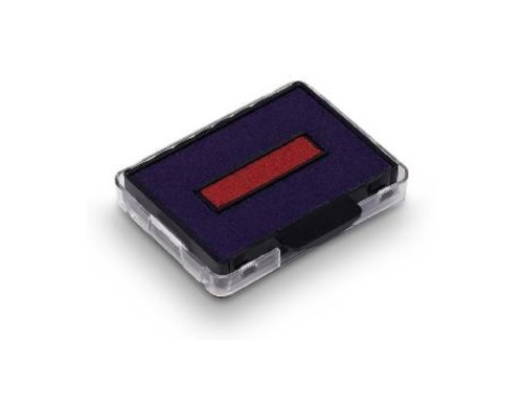 Trodat Prof. inktkussen 6/56/2 blauw-rood