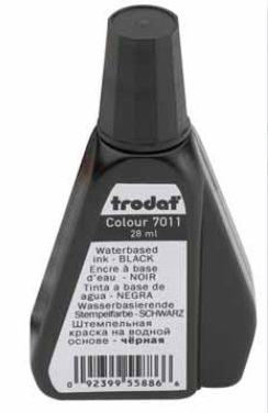 Trodat stempelinkt color zwart 7011-9