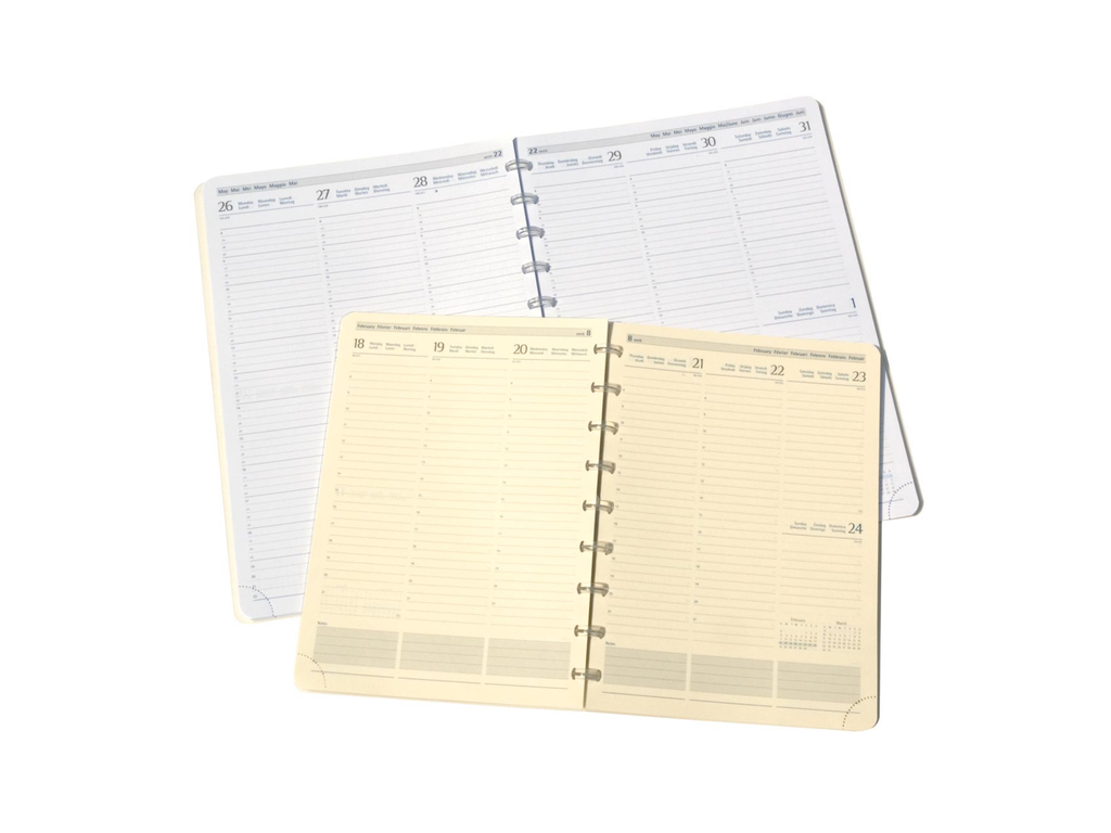 Agenda Atoma A4 zestalig assorti 2027 1 week/2 pagina's