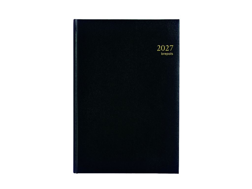 Agenda Brepols Omega Lima 210x290mm zestalig zwart 2027 1 week/2 pagina's