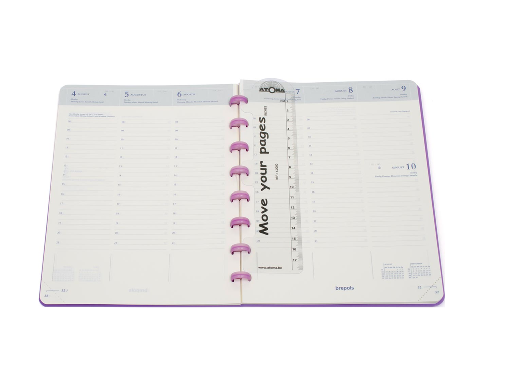 Agenda Atoma A5 zestalig assorti 2027 1 week/2 pagina's