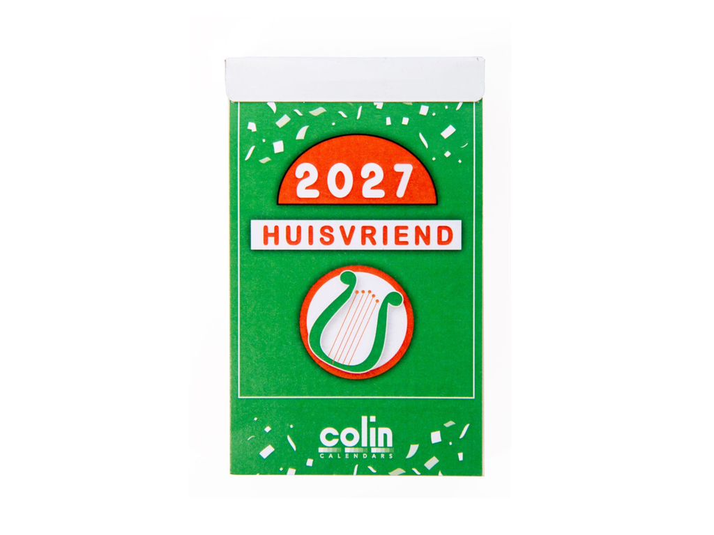 Scheurkalender "Huisvriend" 65x100mm NL 2027