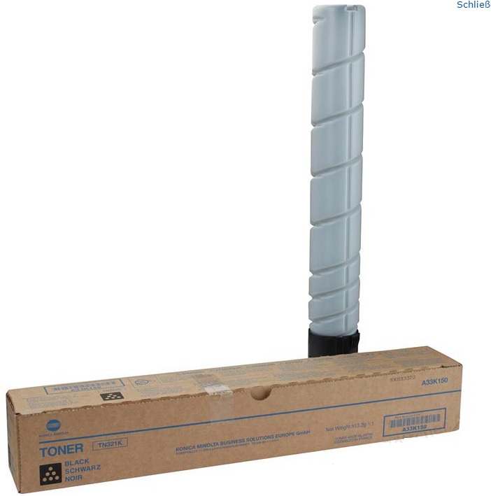 Toner Minolta Color Laser TN321 bizhub C224 27.000 pag. BK