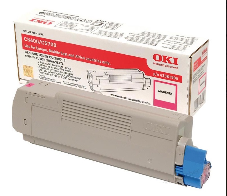 Toner Oki Color Laser 43381906 C5600 2.000 pag. MAG