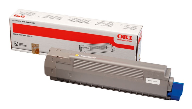 Toner Oki Color Laser 44643001 C801dn 7.300 pag. YEL