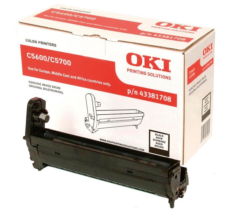 Drum Oki Color Laser 43381708 C5600 20.000 pag. BK