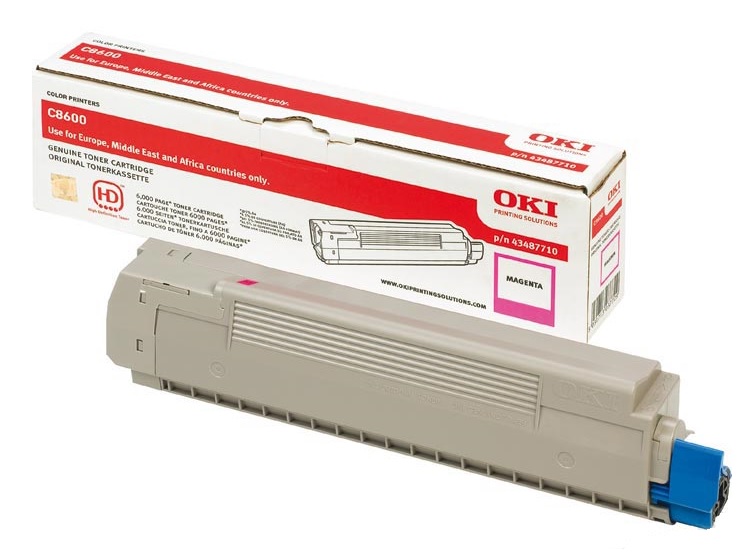 Toner Oki Color Laser 43487710 C8600cdtn 6.000 pag. MAG