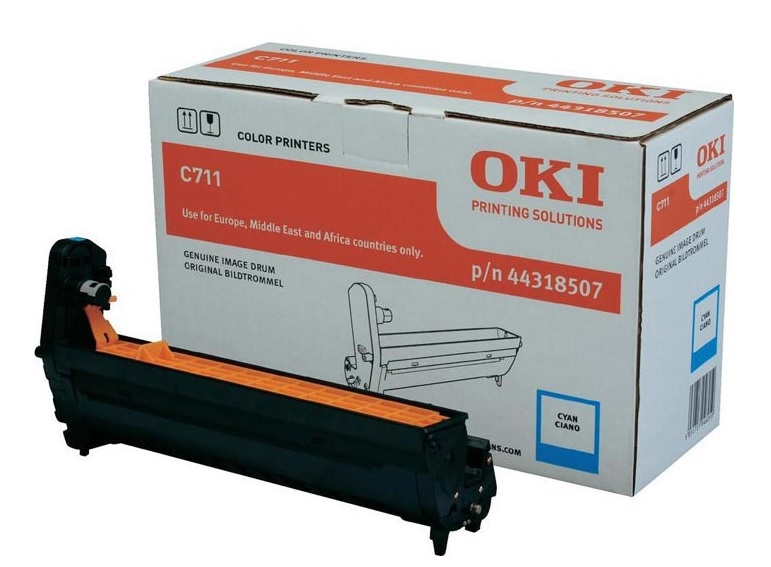 Drum Oki Color Laser 44318507 C711cdtn 20.000 pag. CY