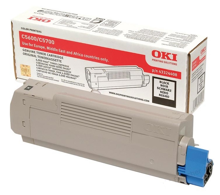 Toner Oki Color Laser 43324408 C5600 6.000 pag. BK