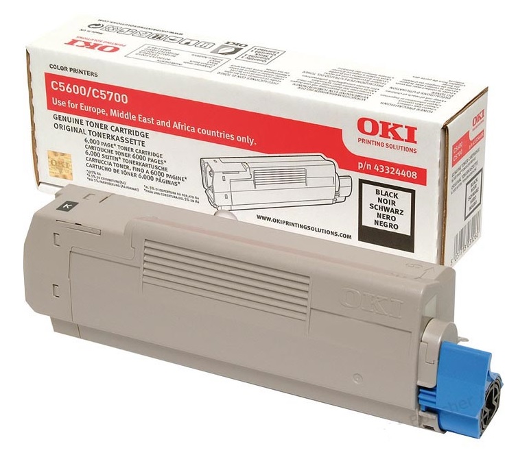 Toner Oki Color Laser 43324408 C5600 6.000 pag. BK