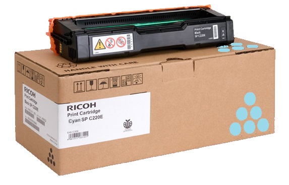 Toner Ricoh Color Laser 406141 Aficio SP C220N 2.300 pag. CY (406097/407645)