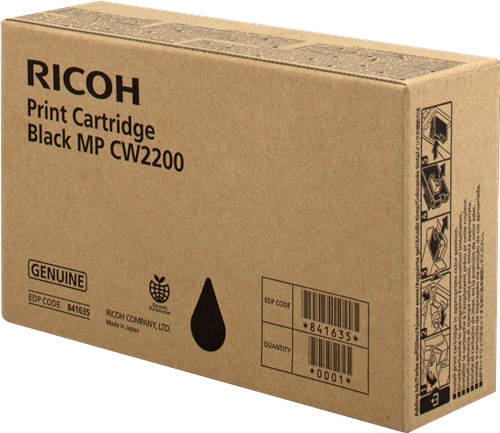 Toner Ricoh Color Laser 841635 Aficio MP CW2200SP 200ml BK